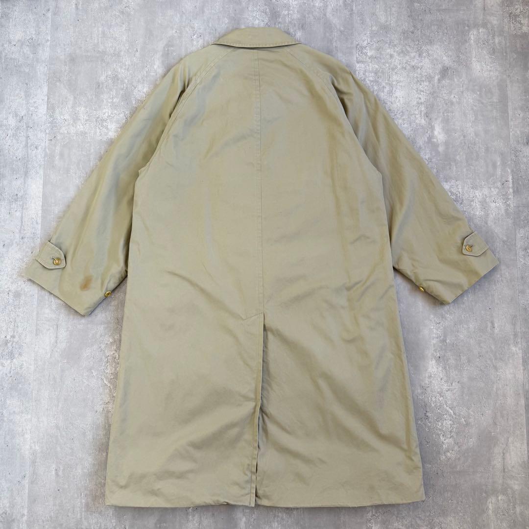 80's バーバリーズ ステンカラーコート 比翼ボタン 175推奨 ヴィンテージ