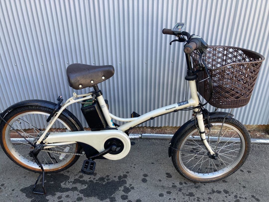 パナソニック最新機種電動アシスト自転車glitter20インチポールホワイト