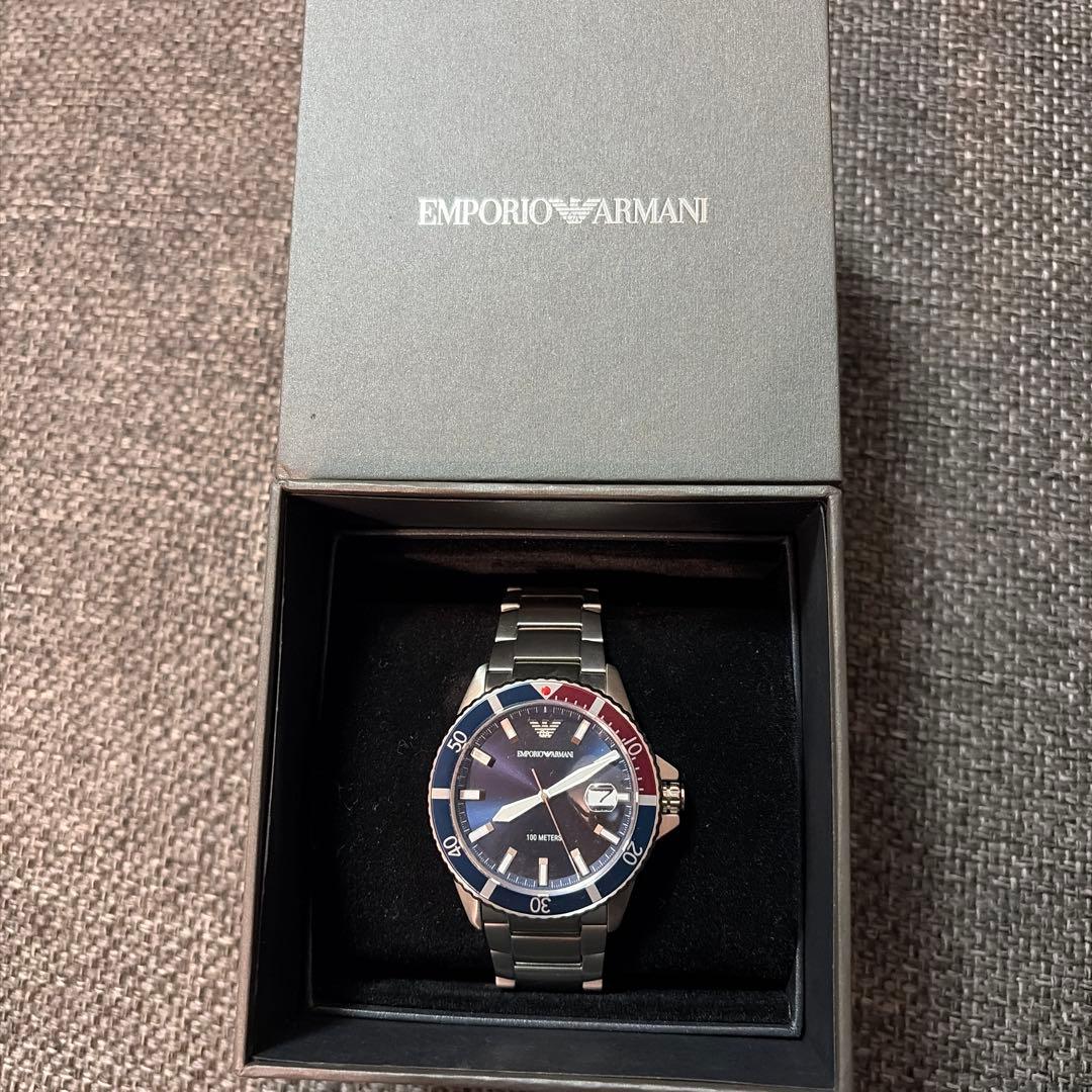 EMPORIO ARMANI ステンレススチール 時計