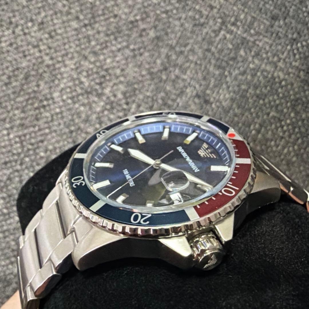 EMPORIO ARMANI ステンレススチール 時計