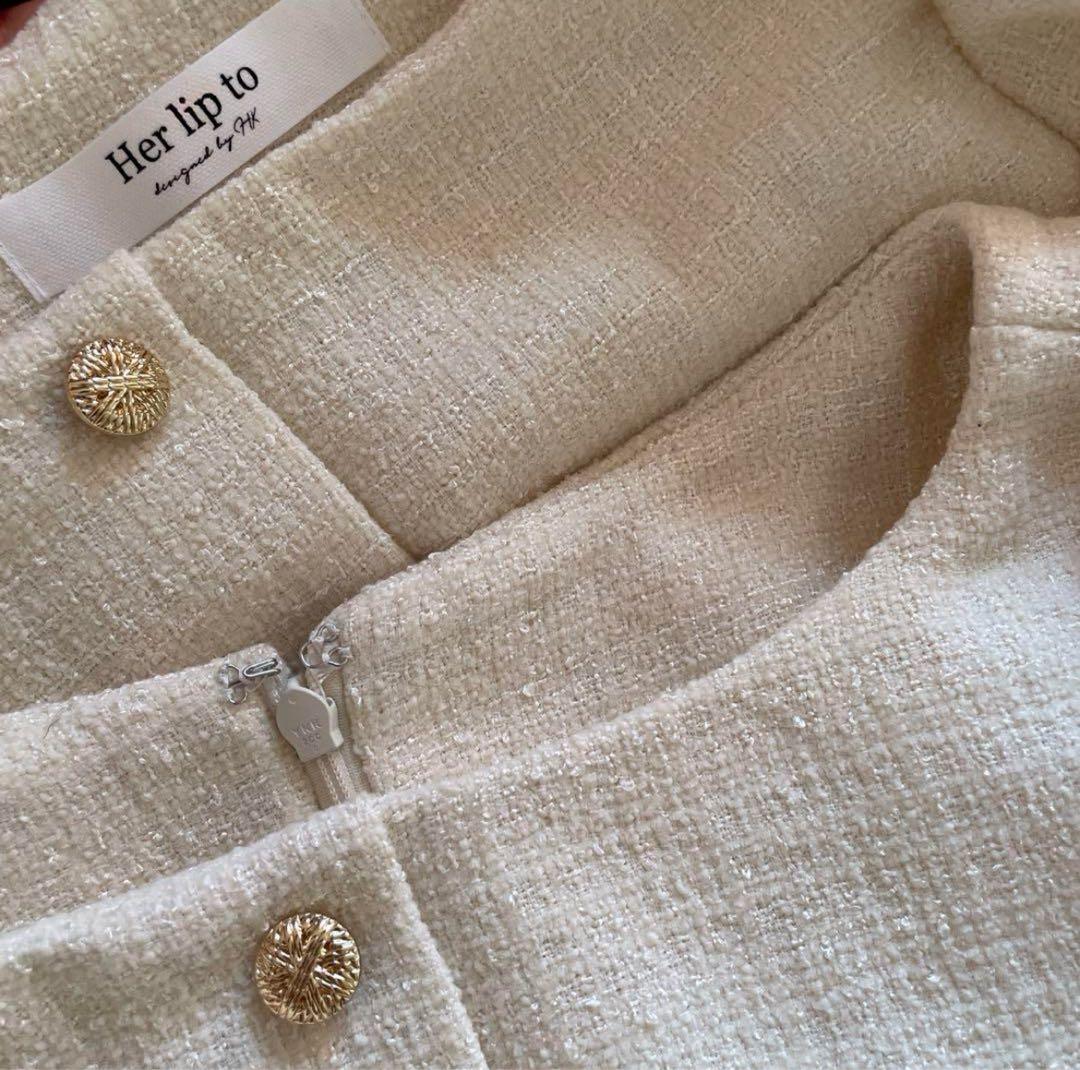 ワンピース Mondrian Tweed Mini Dress