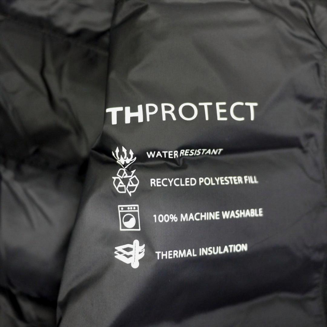 新品 トミーヒルフィガー THPROTECT 軽量 耐水 中綿 ベスト L 黒