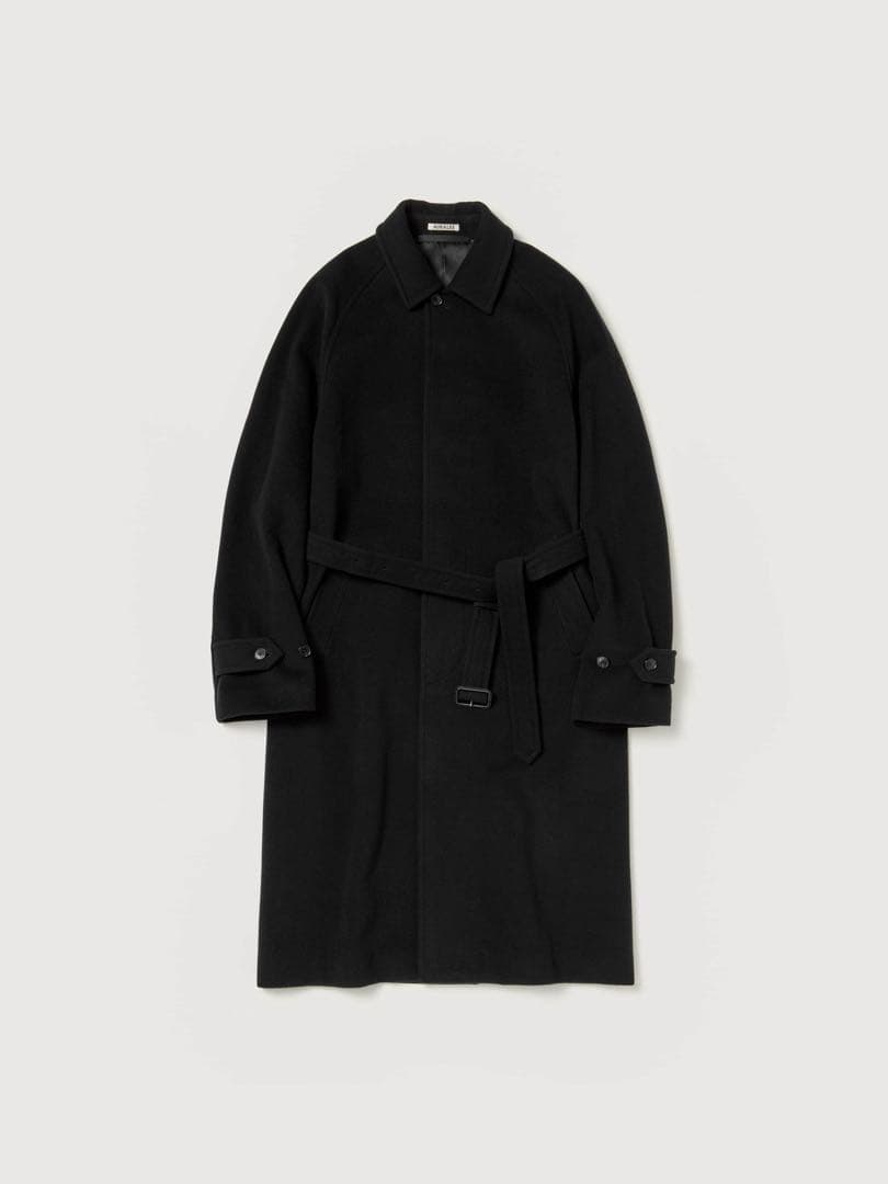 オーラリー　新品SUPER FINE WOOL MOSSER ステンカラーコート
