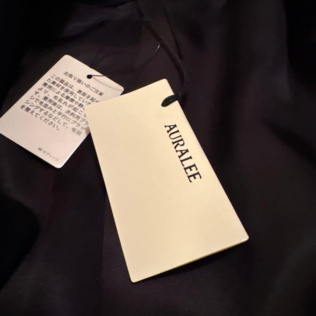 オーラリー　新品SUPER FINE WOOL MOSSER ステンカラーコート