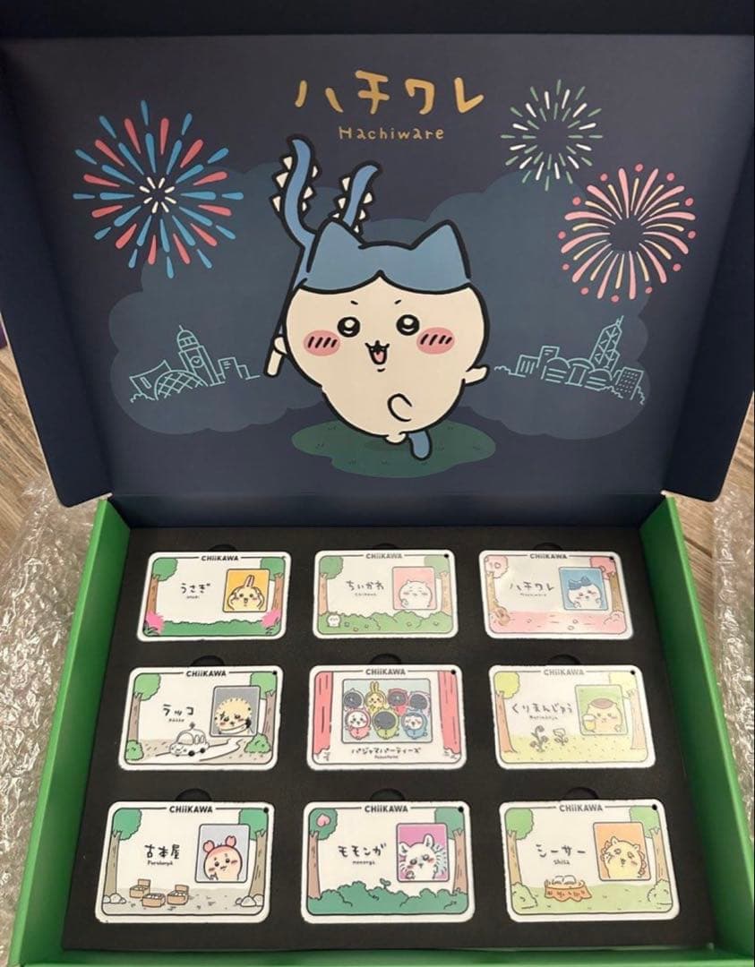 香港限定 飲茶 ハチワレマスコット ルクリアスタンド カード ちいかわ さすまた
