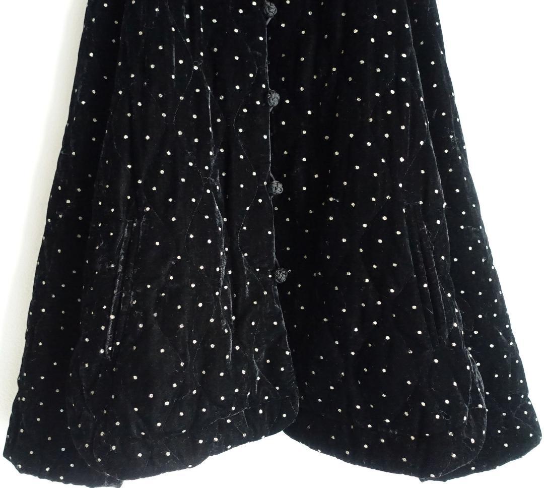 2025 ne Quittez pas☆ベルベットグリッタープリントジャケットF