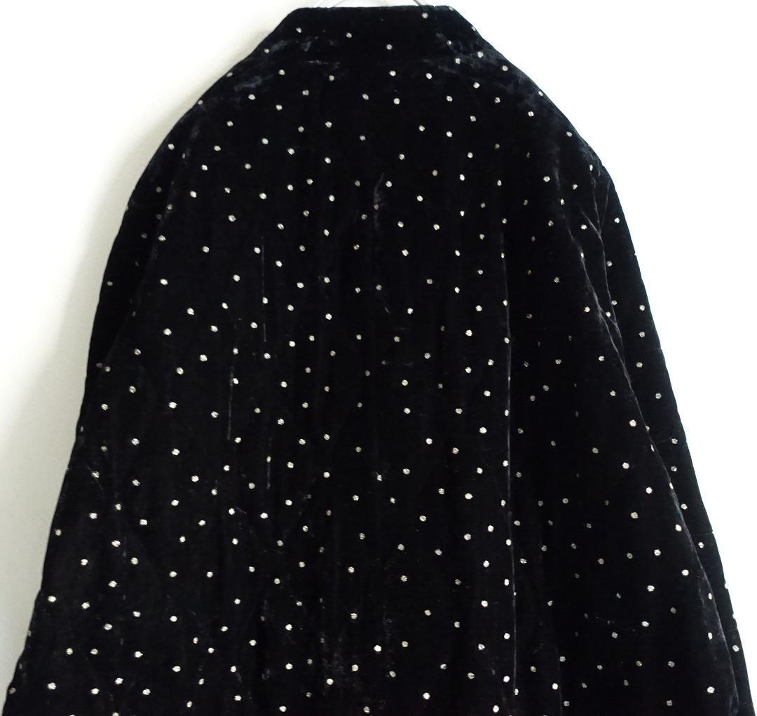 2025 ne Quittez pas☆ベルベットグリッタープリントジャケットF