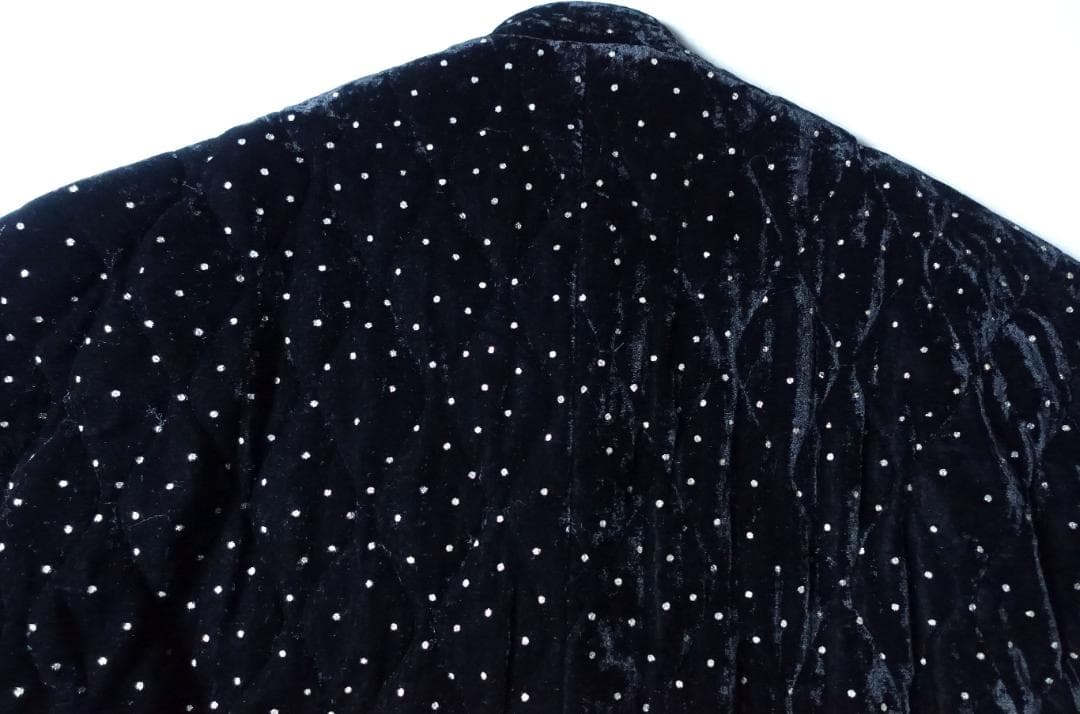 2025 ne Quittez pas☆ベルベットグリッタープリントジャケットF