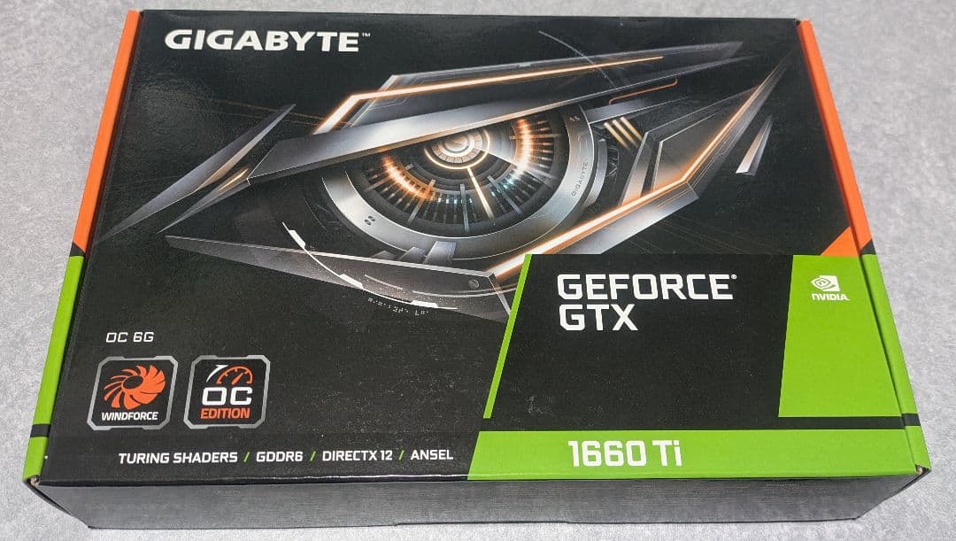グラフィックボード・グラボ・ビデオカード GIGABYTE NVIDIA GeForce GTX 1660Ti 6GB