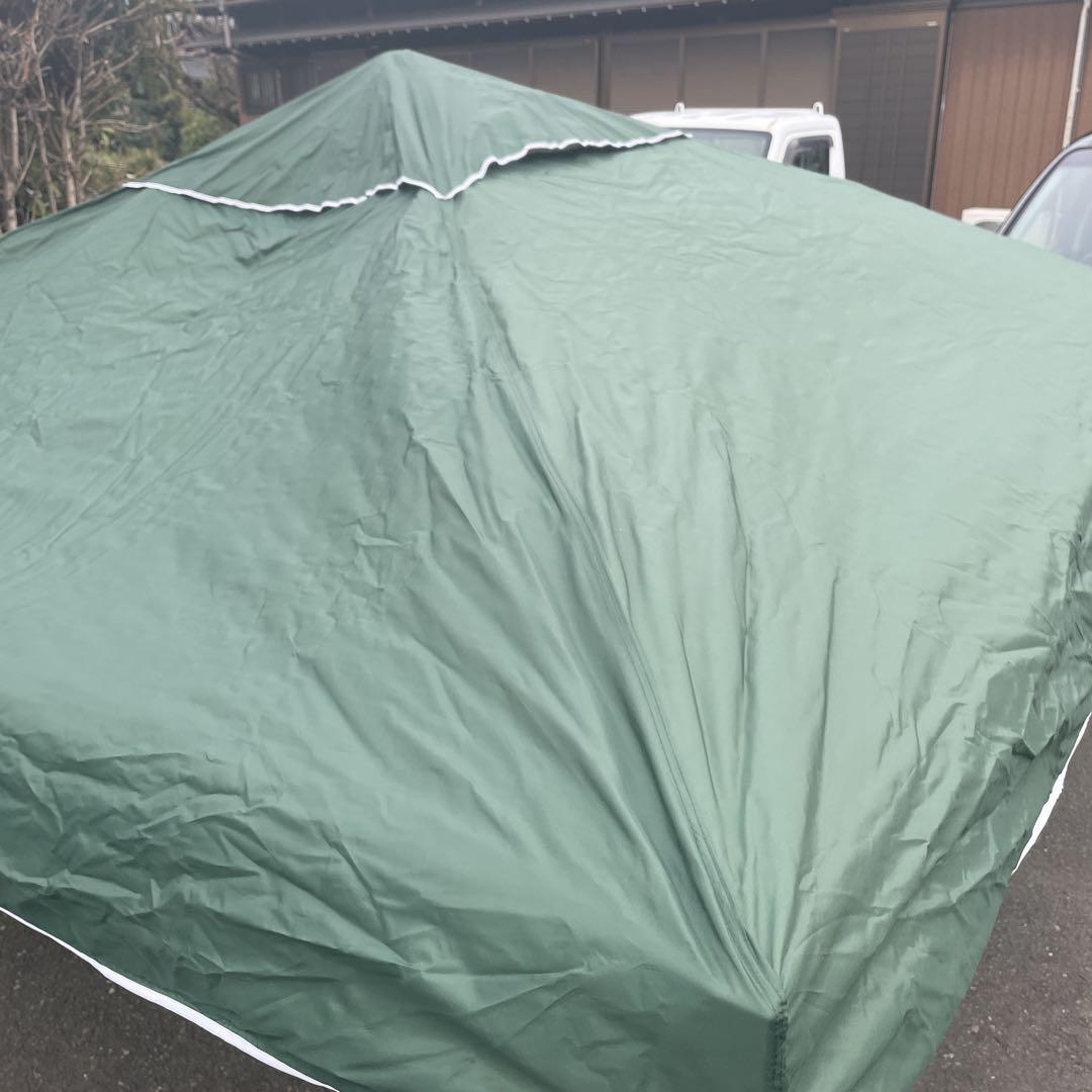 FIELDDOORタープ3m×3m UVカット耐水 サイドシート 2枚付き