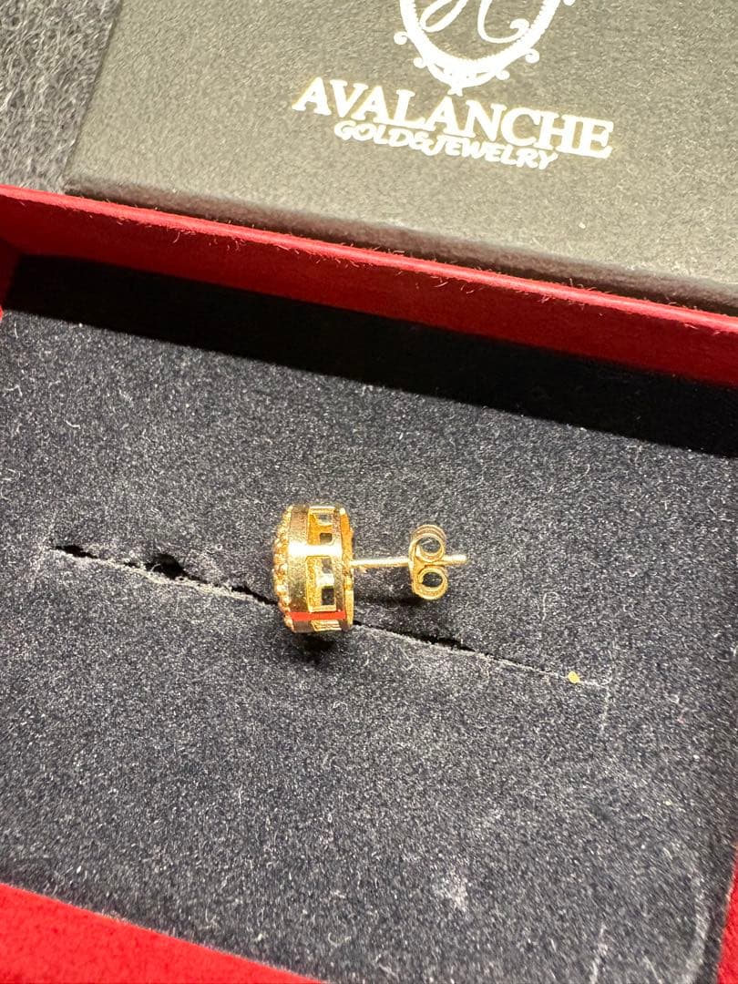 アヴァランチ イエローゴールドピアス