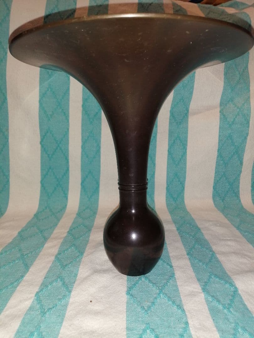 下蕪　唐銅　鋳銅　いけばな　池坊　生花　立花　花瓶　花器　華道具