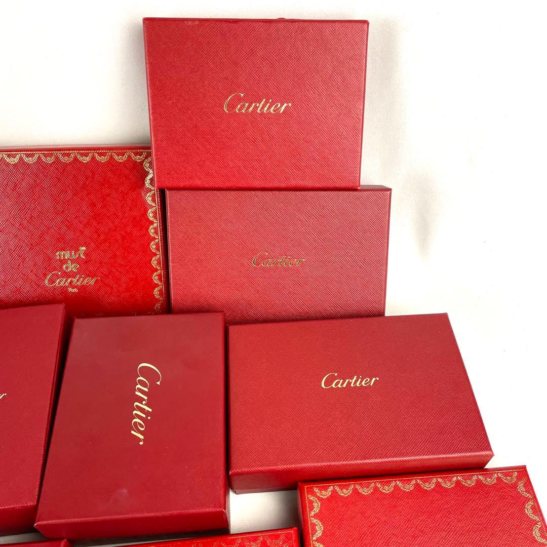 カルティエ 空箱 空き箱 ジュエリー リング ライター ケース 保存袋 27点