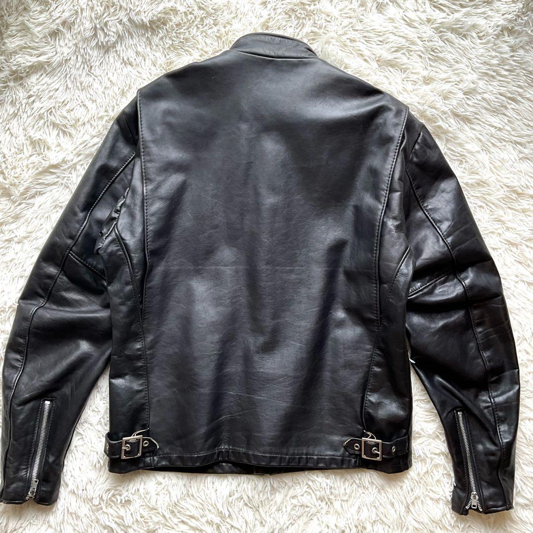 美品✨schott 141 レザージャケット　シングルライダース　本革　40 黒