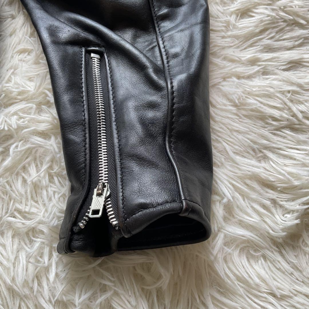 美品✨schott 141 レザージャケット　シングルライダース　本革　40 黒