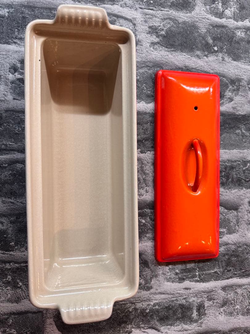 ル・クルーゼ　　テリーヌ型　28cm③④⑤ 三本　蓋付き