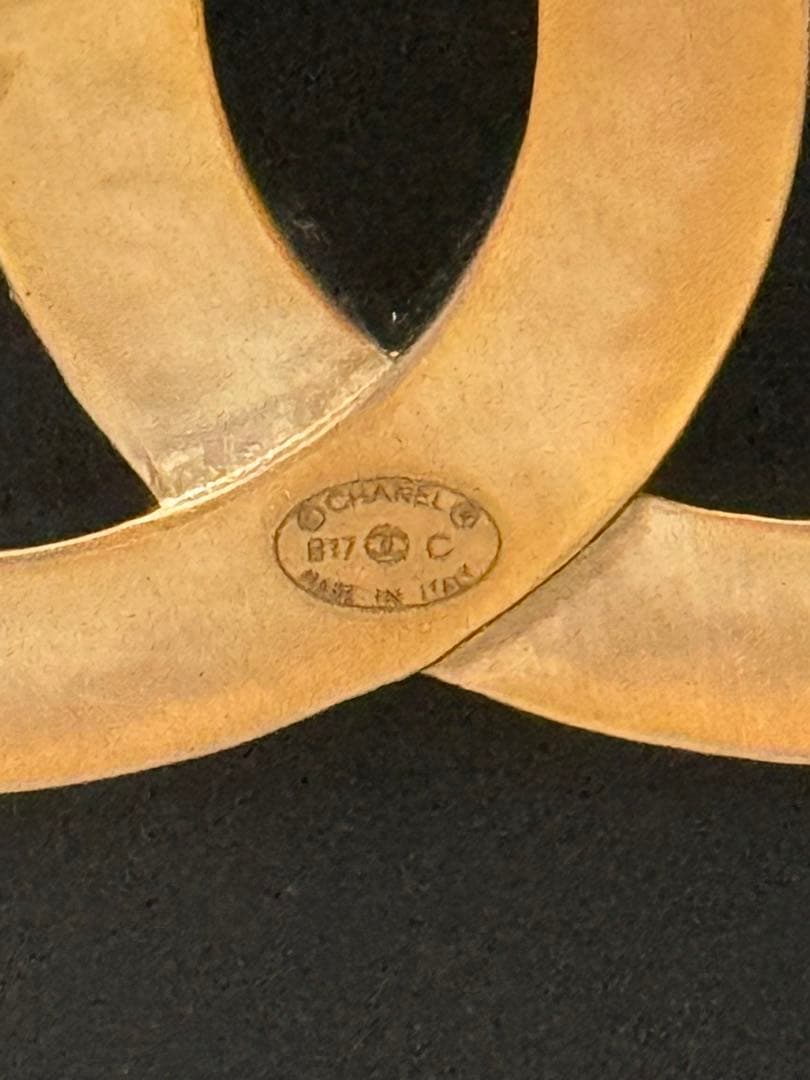 【美品】シャネル CHANEL ココマークブローチ B17C