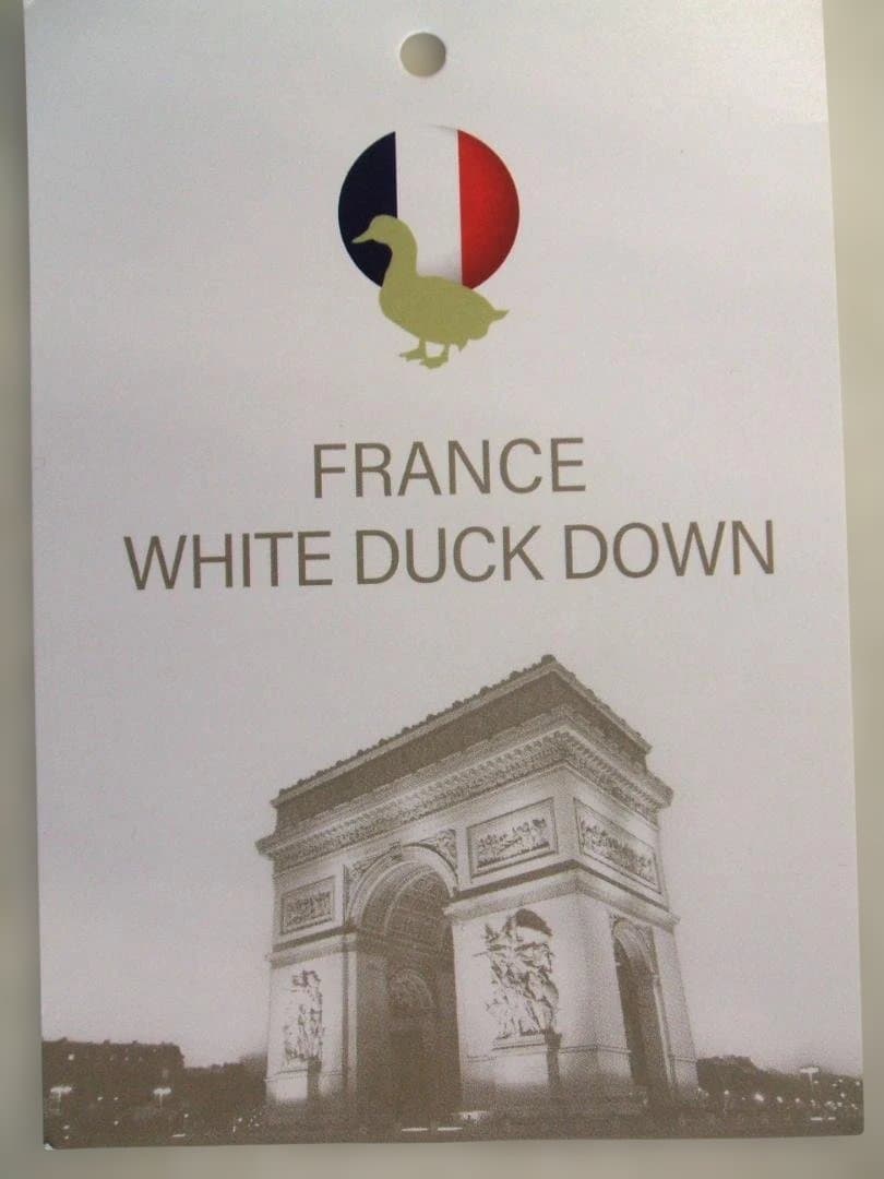 限定新品＊四つ星＊フランス羽毛増量１，３キロ＊綿１００％羽毛布団（シングル・Ｐ）