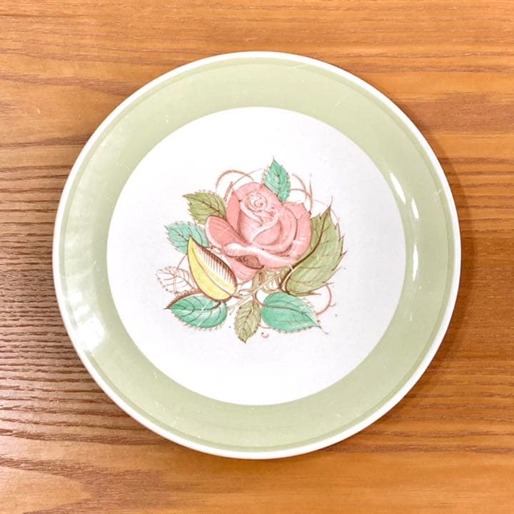 Susie Cooper スージークーパーパトリシアローズ抹茶色くすみグリーン