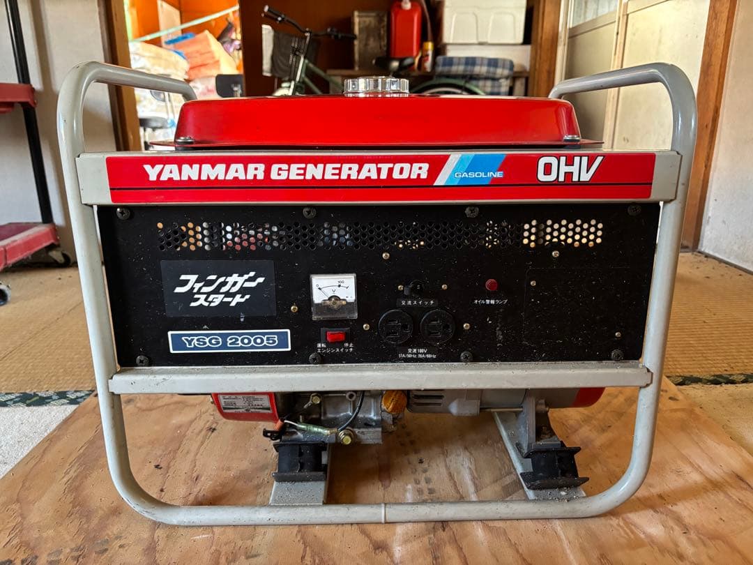 YANMAR ヤンマー ☆青森県発☆ 発電機 YSG2005 ☆中古品☆ 美品