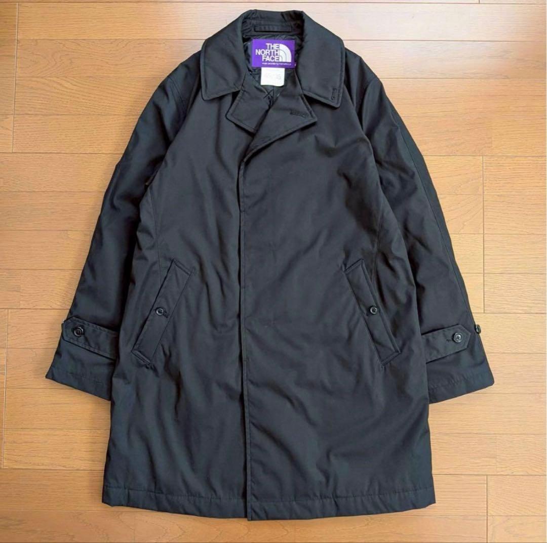 極美品 試着のみ パープルレーベル ステンカラーコート nanamica