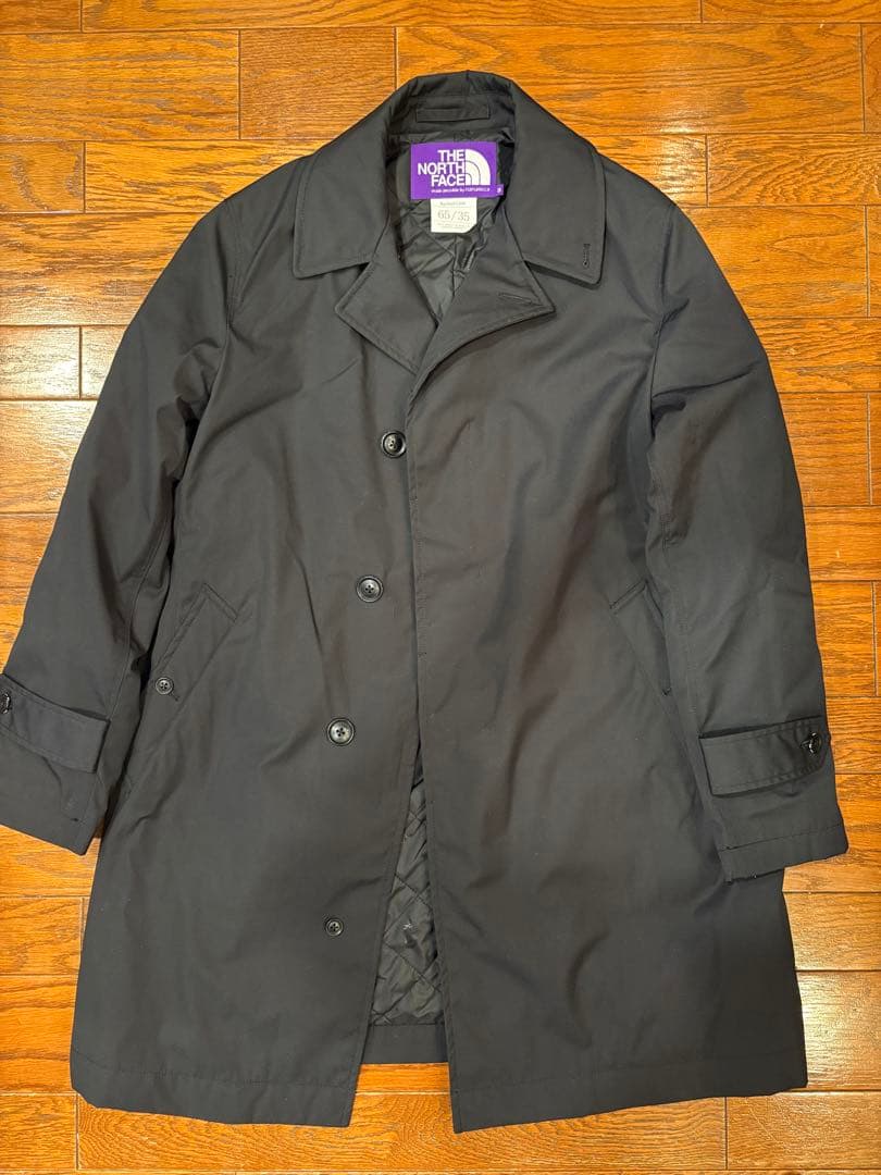 極美品 試着のみ パープルレーベル ステンカラーコート nanamica