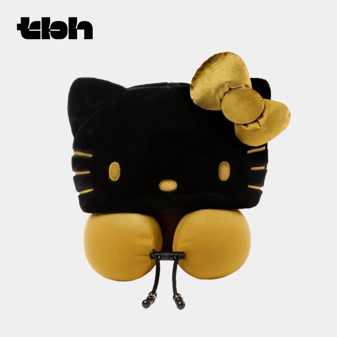 海外限定Hello Kitty x TBH フード付きネックピロー ブラック