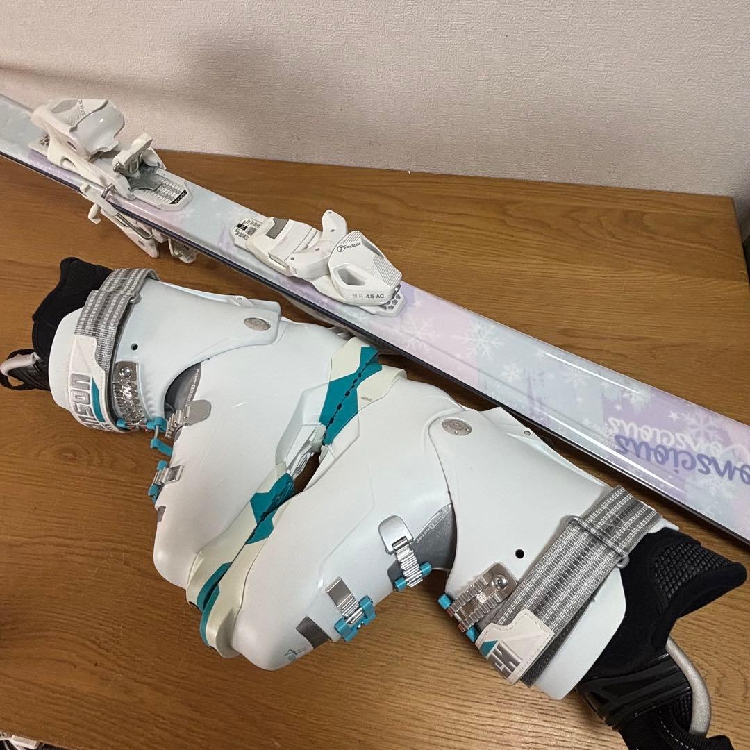 レディース　ジュニア　未使用　ほぼ新品スキーセット　Hanson23-23.5㎝