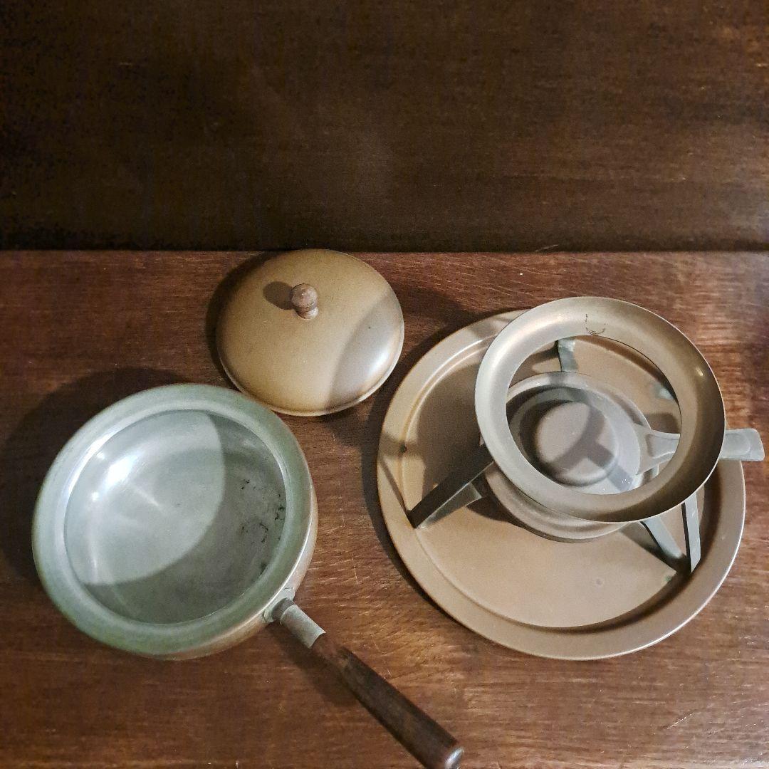 銅製　チーズホンデュ鍋