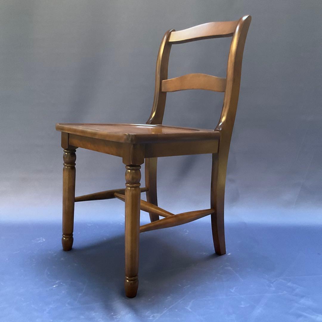 北海道民芸家具　椅子　ダイニングチェア　樺材　【美品】