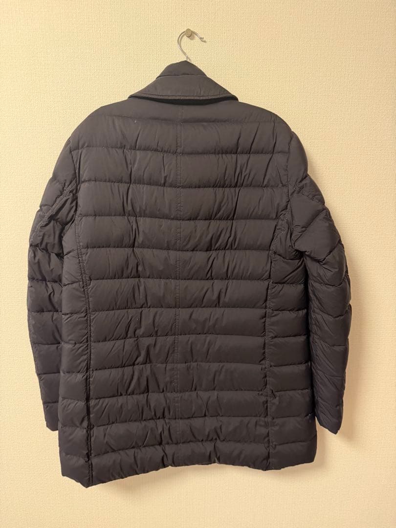 Herno ブラック ステンカラーコート