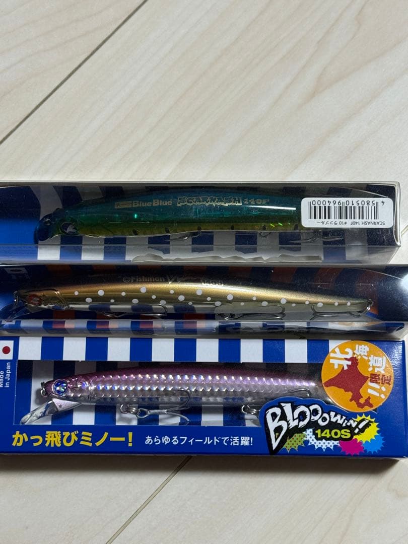 ルアー・フライ BlueBlue Bloowin 140J/140S/SCARNASH 140F