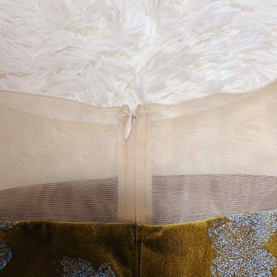 ワンピース ameri vintage FLOWER PRINT VELOUR DRESS