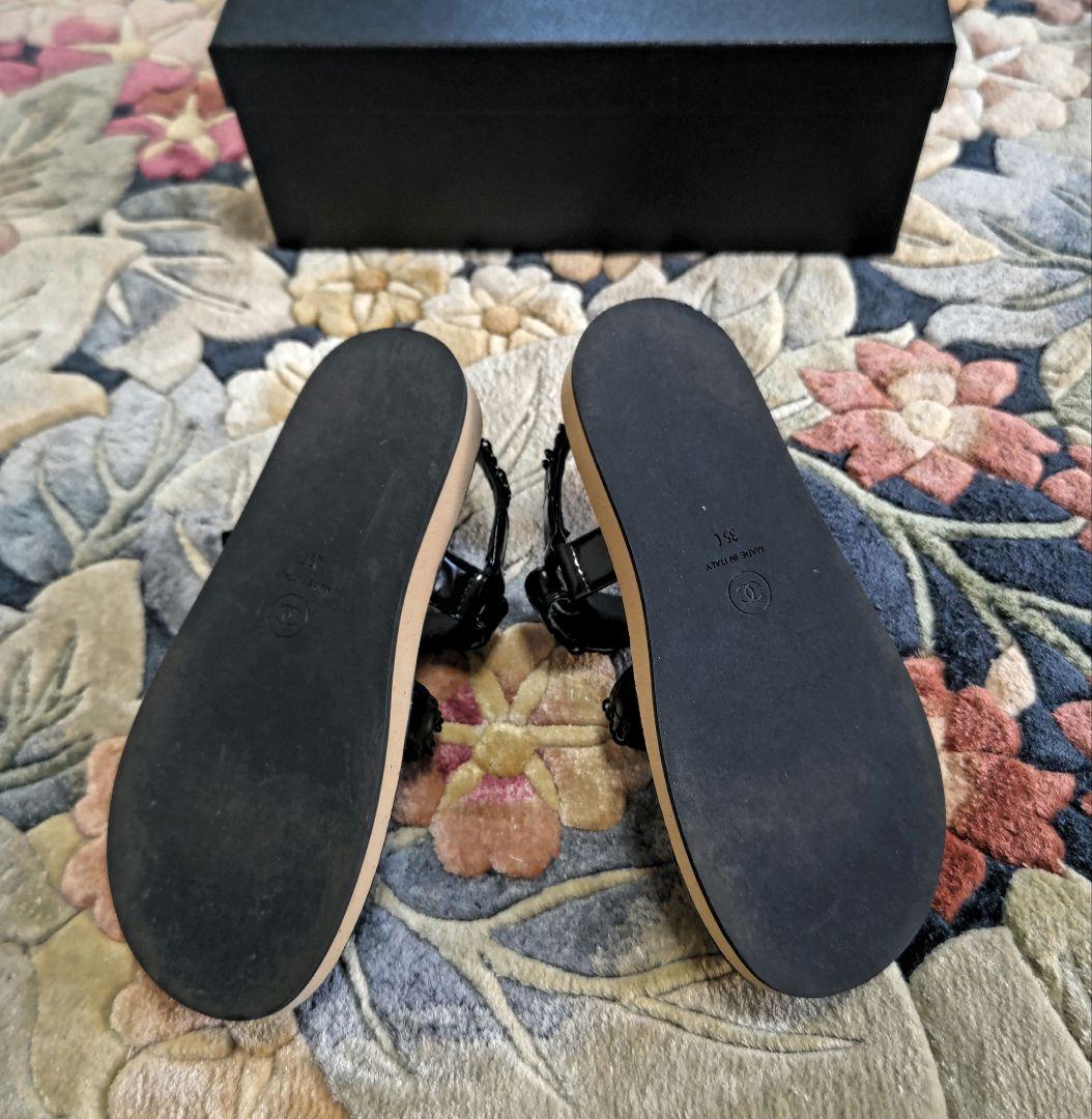 お値下げ　CHANEL 　ココマーク　チェーン　マジック　サンダル　海　プール