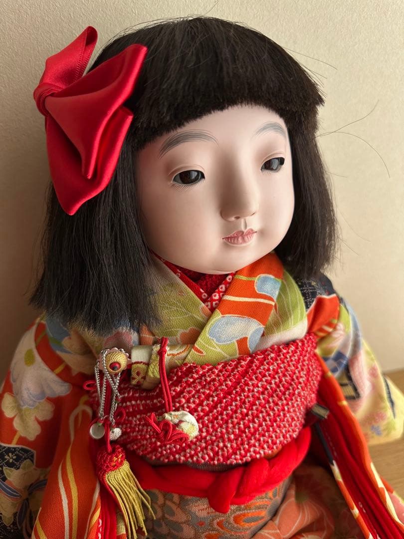 市松人形　日本人形　52センチ