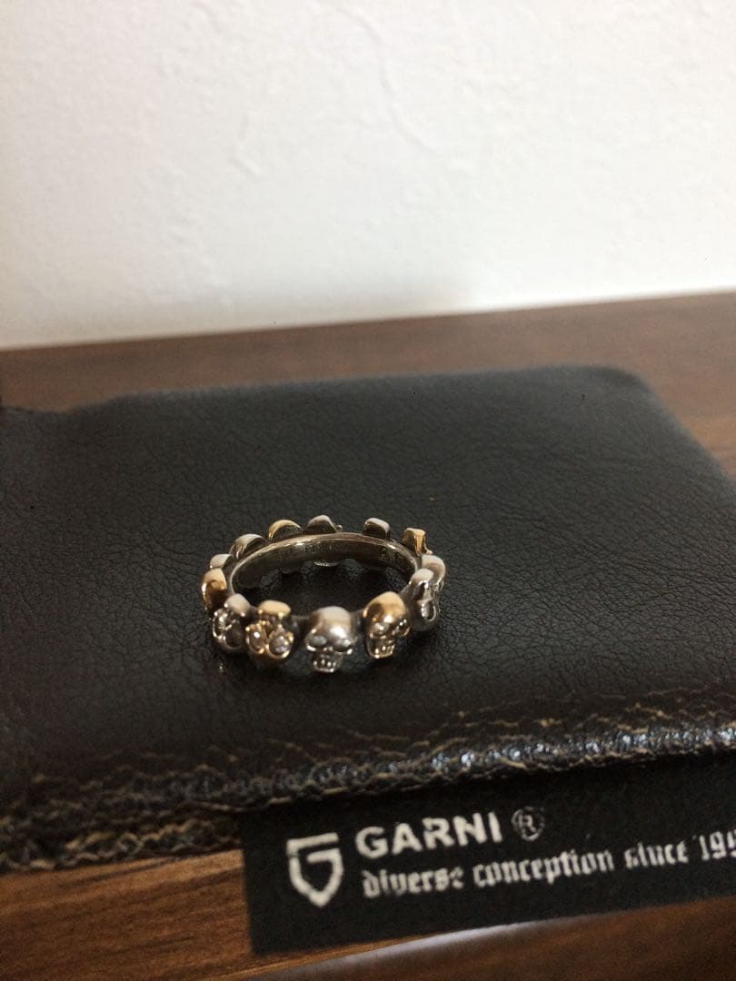 激レア ガルニ garni シルバーゴールドリングダイア 定価116,550税抜