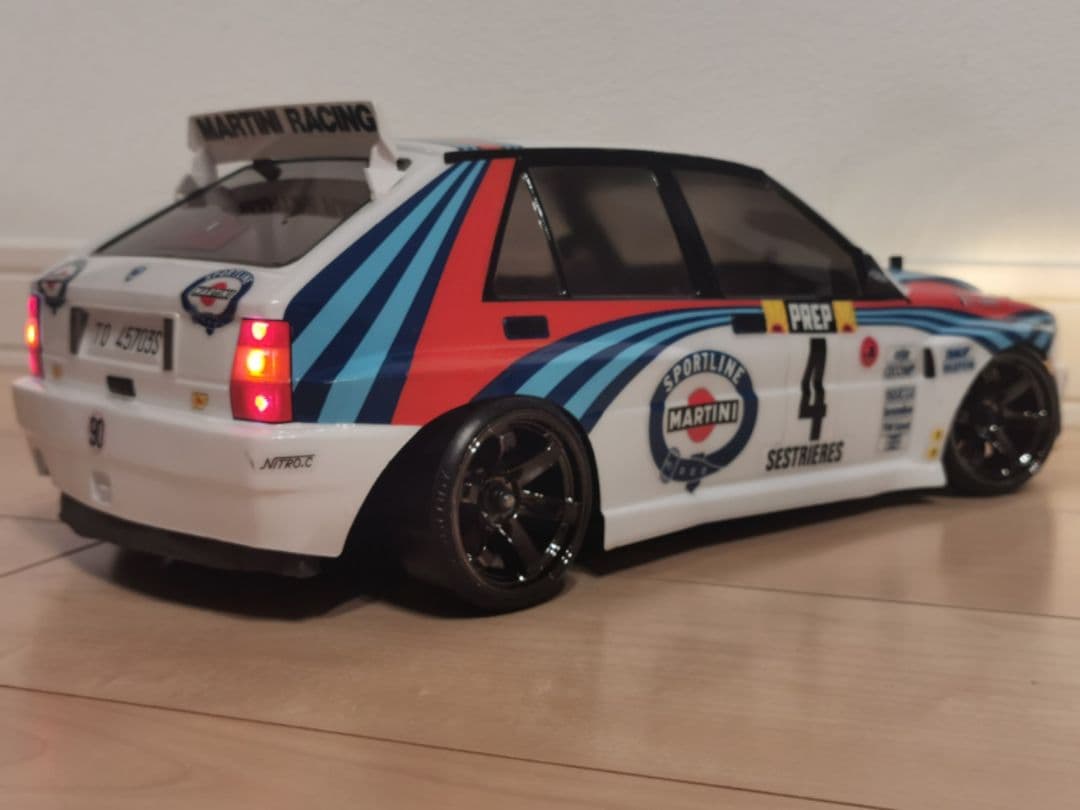 タミヤ ランチア デルタ インテグラーレ LED18灯 ボディ ラジコン RC