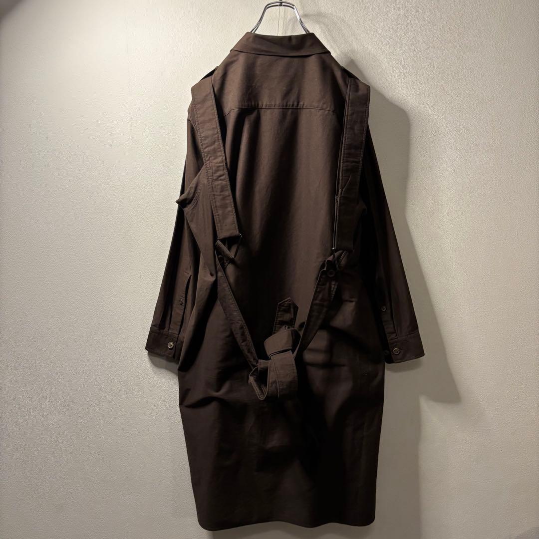 Y'S オーバーサイズ ミリタリー y2k 変形 ステンカラーコート モード