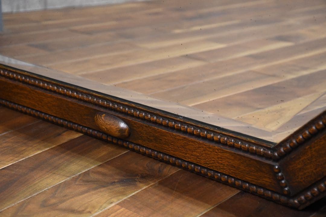 EGC70 英国アンティーク ウォールミラー ブリティッシュオーク オクタゴン