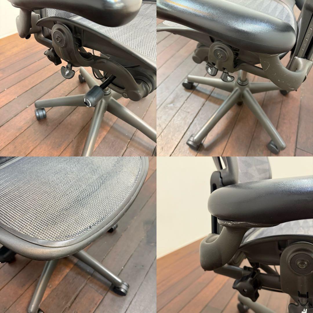 H110K2 ハーマンミラー アーロンチェア B タキシードメッシュ