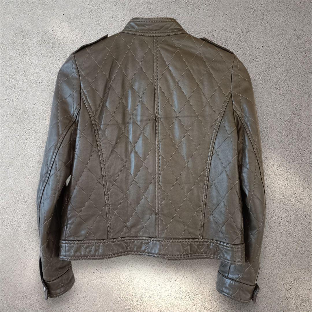 【美品✨️】BALMAIN ラムレザーキルティングジャケット サイズ9(М)