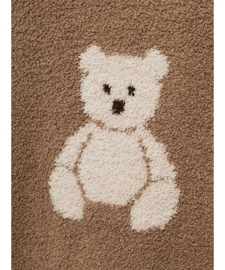 新品　ジェラートピケ　ベアジャガード　プルオーバー　ベージュ