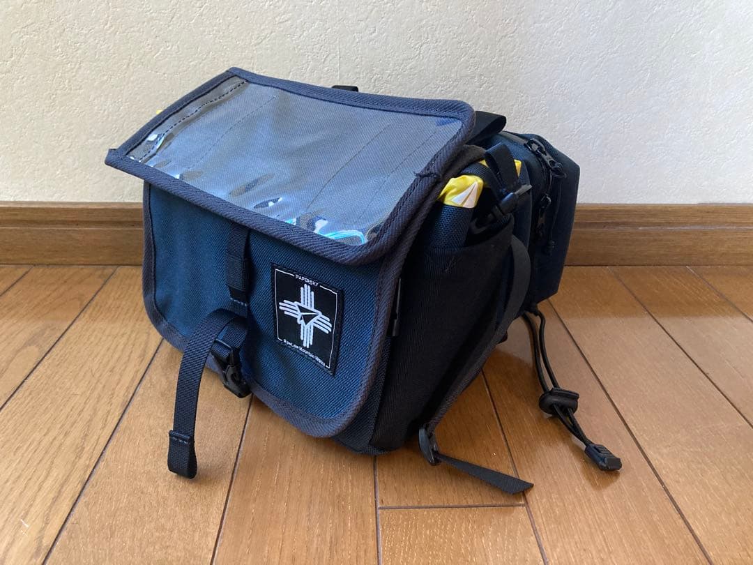 ロウロウマウンテンワークス ハンドルバッグ ブルーラグ サーリー アウターシェル