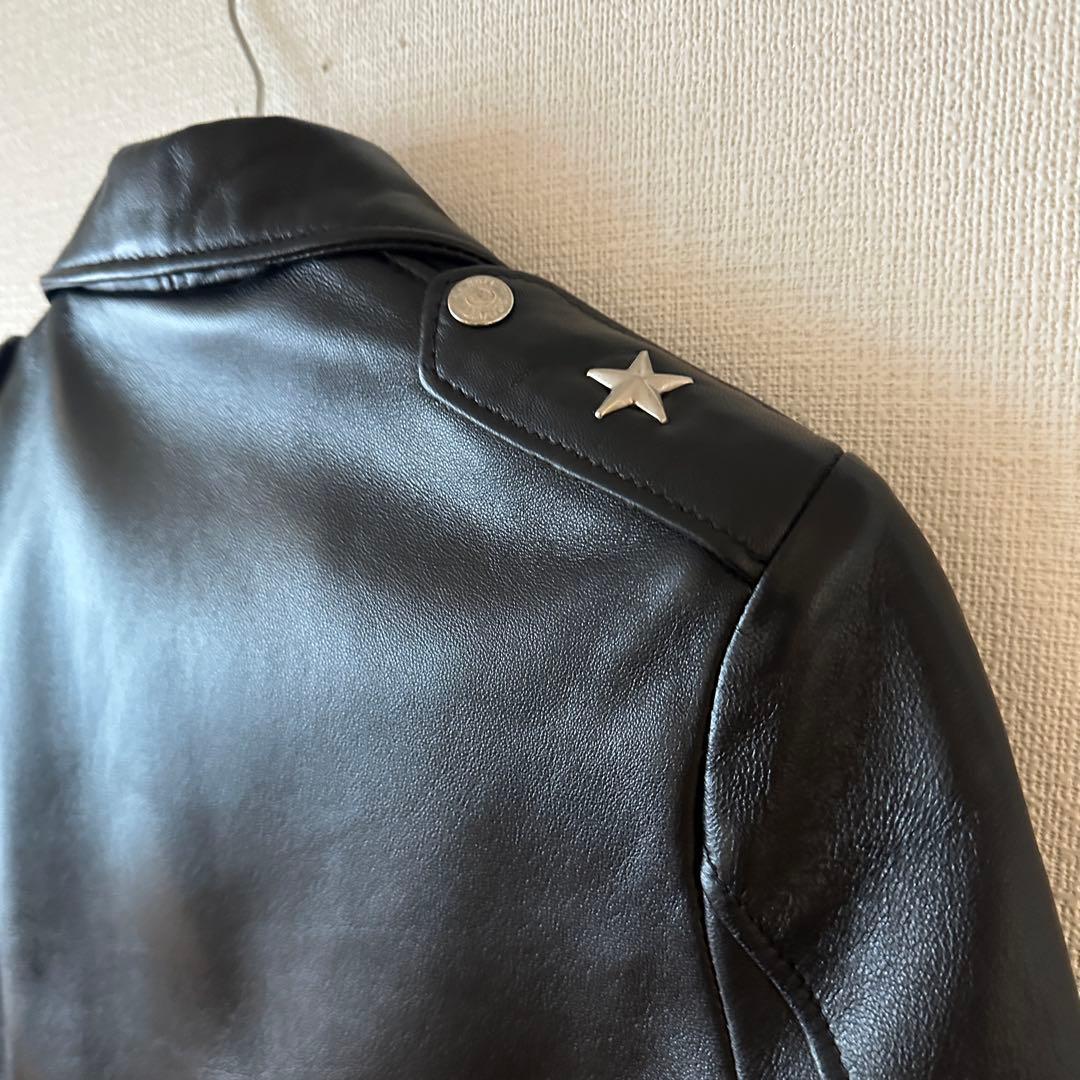 超美品レアサイズSchottワンスターライダースシープスキンXS