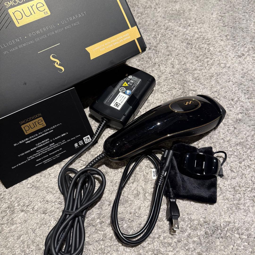SMOOTH SKIN PURE FIT BLACK 脱毛器 黒