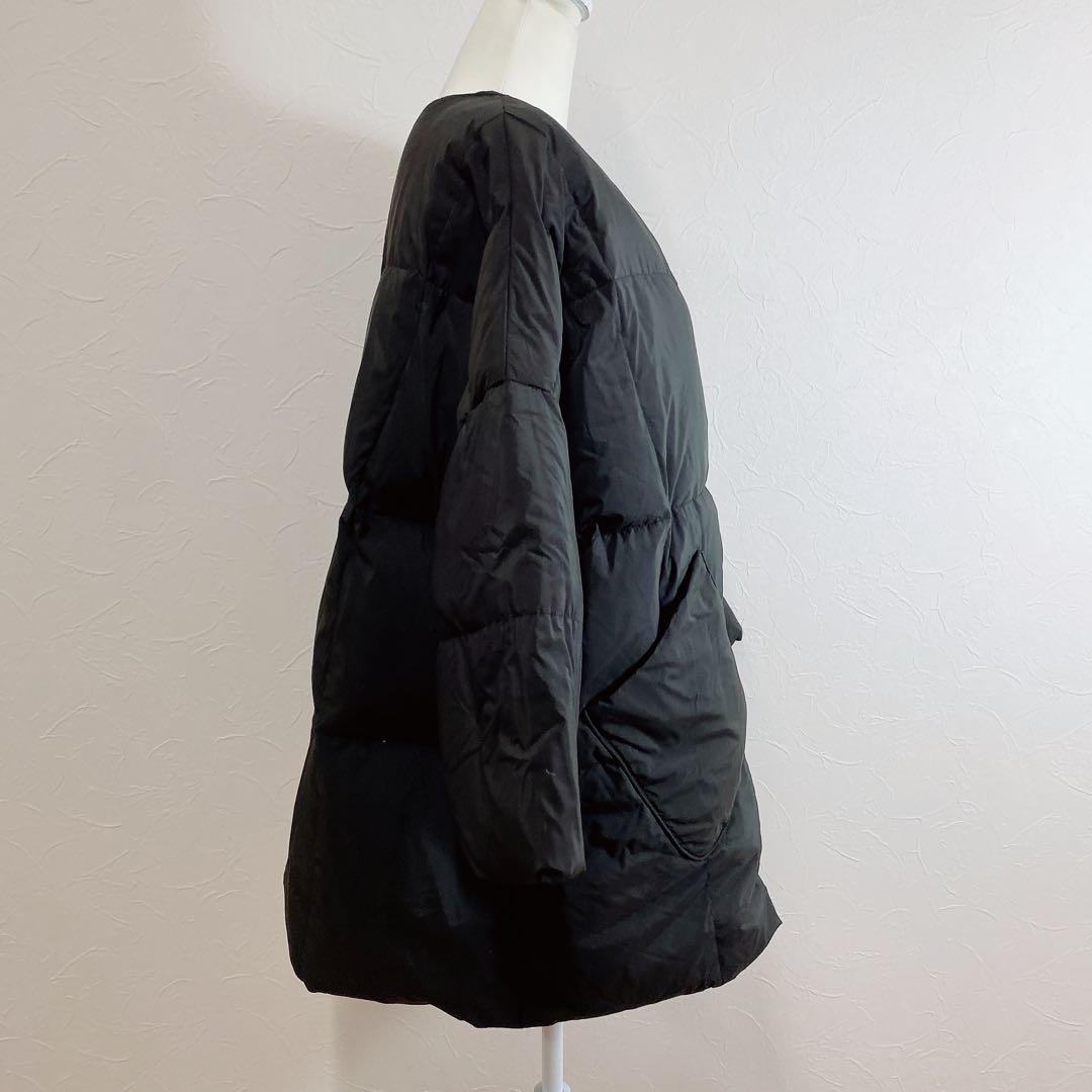 wee9s パーフェクトシルエットダウン ブラック マフラー付き F