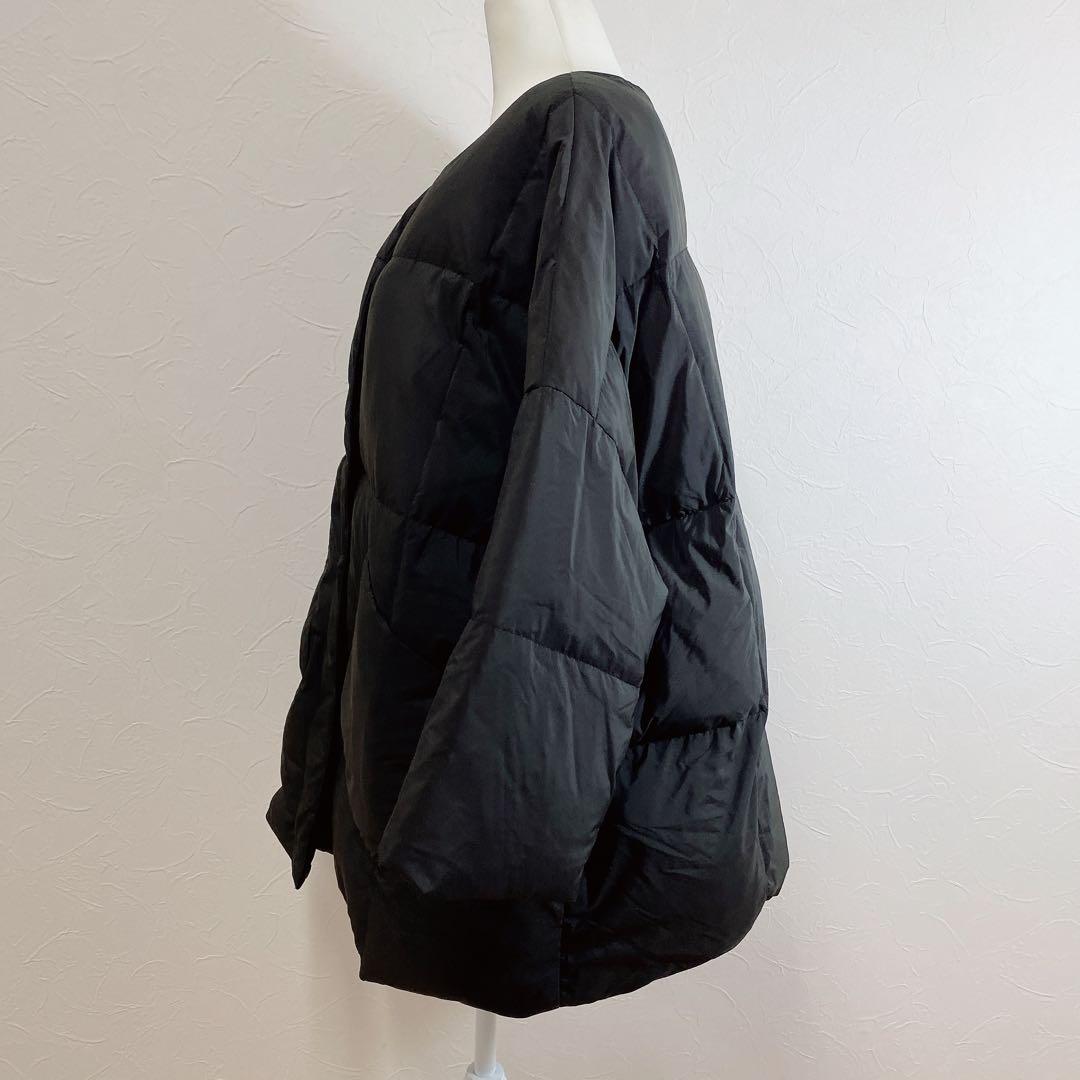 wee9s パーフェクトシルエットダウン ブラック マフラー付き F