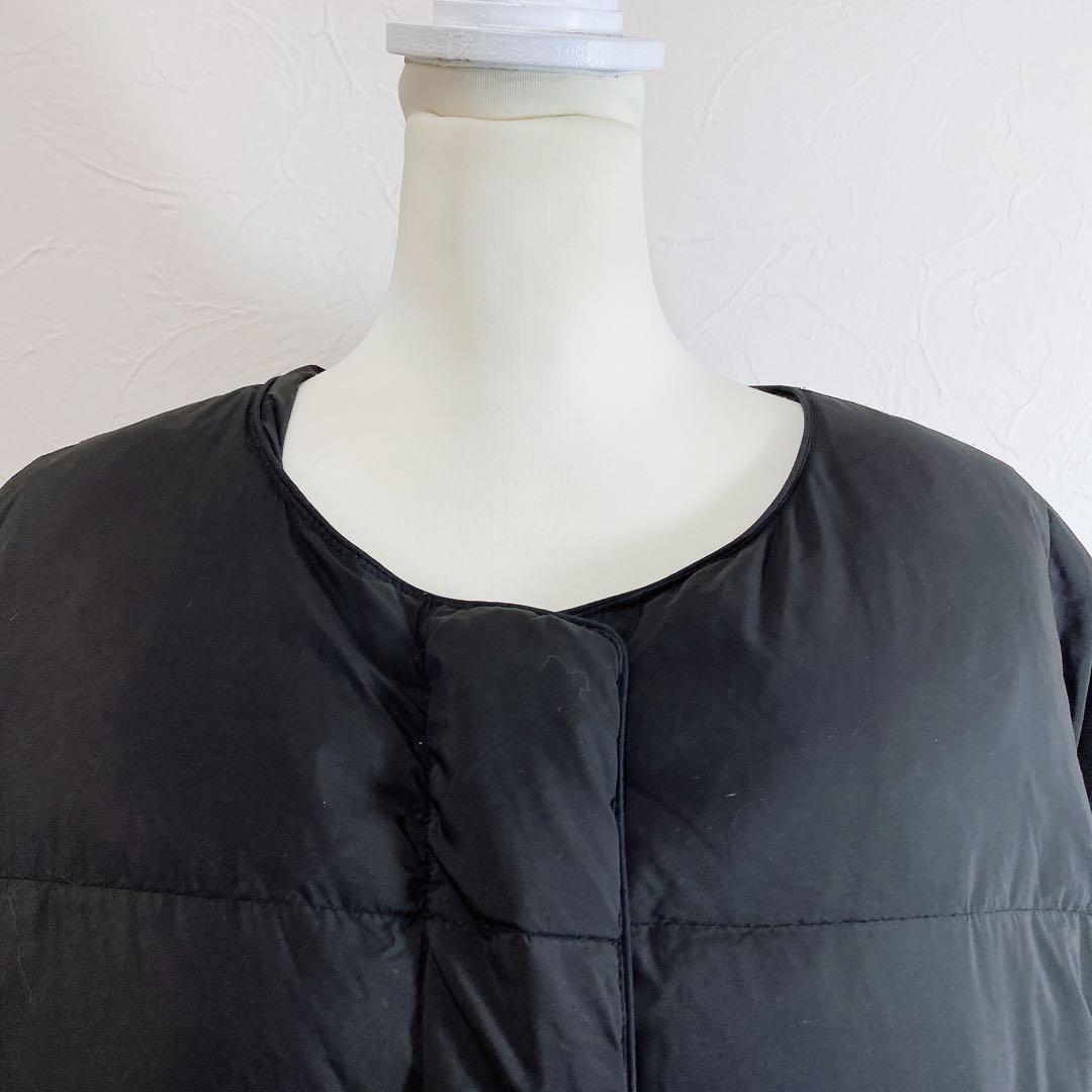 wee9s パーフェクトシルエットダウン ブラック マフラー付き F