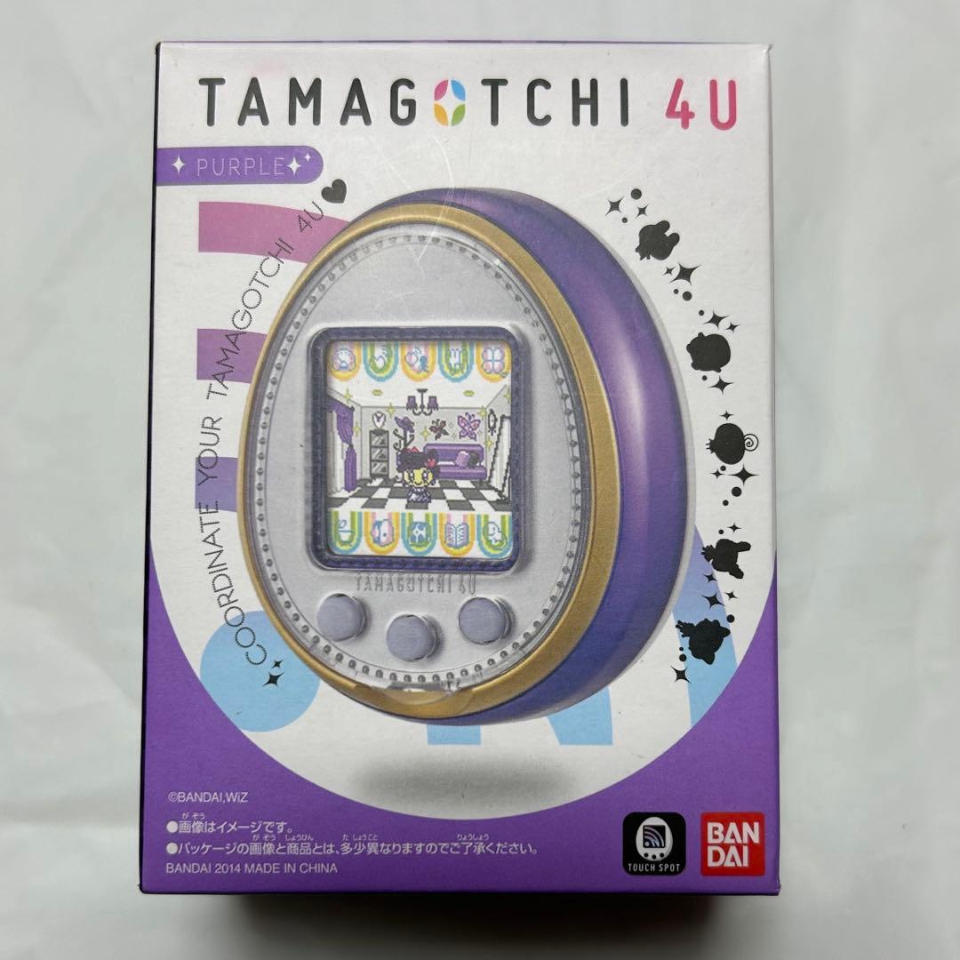 たまごっち 4U パープル 動作確認済　現状販売　箱あり