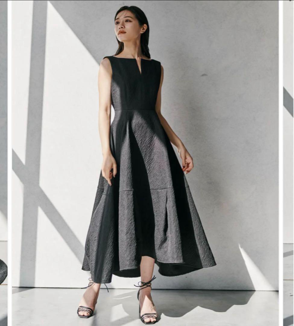 l'aubeblanc Keyneck Jacquard Dress ワンピース